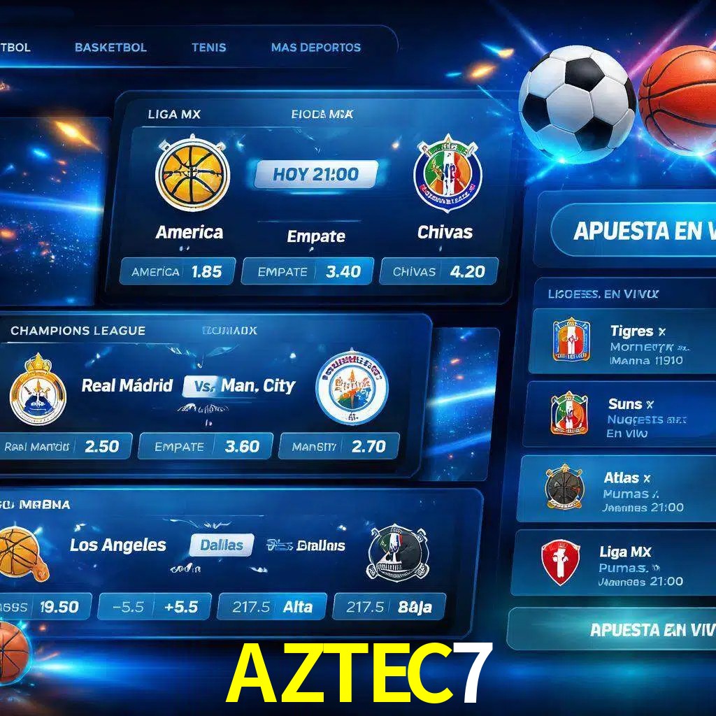 Mercados de apuestas deportivas AZTEC7 para jugadores en México