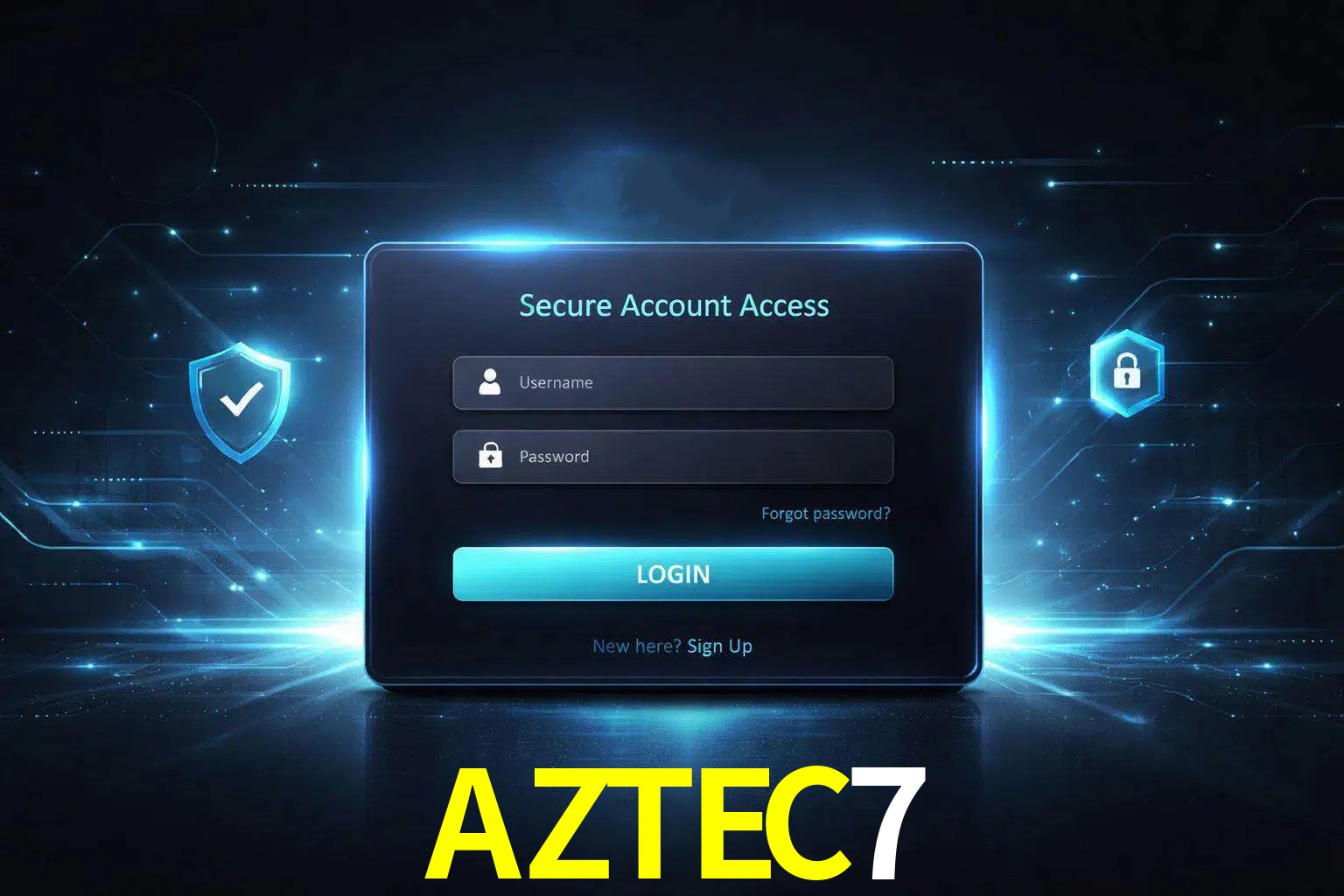 Pantalla de inicio de sesión de cuenta AZTEC7 para usuarios en México